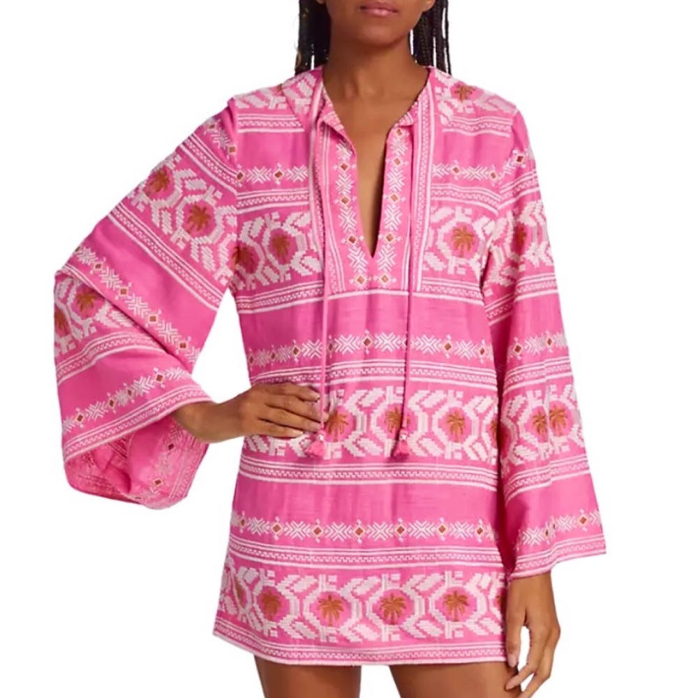 🌺🎉HP🎉🌺 NWOT Johanna Ortiz Apurimac Embroidered Mini Dress - Picture 3 of 16